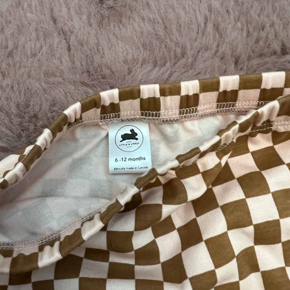 Little & Lively Checkered Baby Skirt